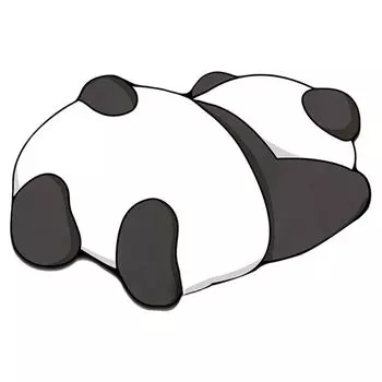 Мультяшный напольный коврик, быстросохнущий нескользящий мягкий галька, древесная грязь, медведь, панда, кухонный ковер, коврик для дома-панда, размеры: 40x60 см Stuttg, мультиколор