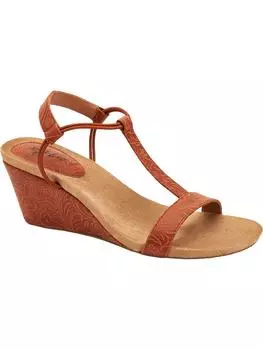 Mulan женские сандалии с Т-образным ремешком Style & Co., цвет brown emboss