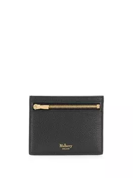 Mulberry картхолдер на молнии, черный