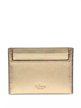 Mulberry картхолдер с эффектом металлик, золотистый