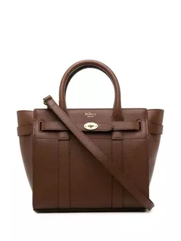 Mulberry мини-сумка Bayswater, коричневый