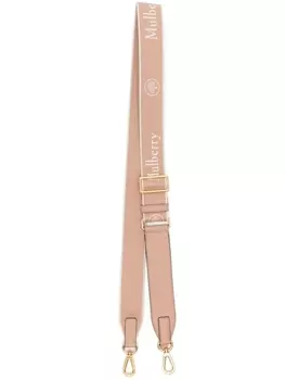 Mulberry ремень с логотипом, нейтральный цвет