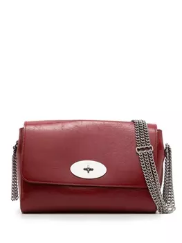 Mulberry сумка на плечо Lily среднего размера, красный