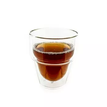 Мулекс 8 шт. Набор стаканов 350 мл боросиликатное стекло для холодного кофе, чая, сока, термостойкое Mulex