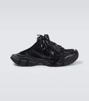 Мюли 3XL в сеточку Balenciaga, черный