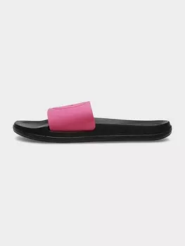 Мюли 4F, цвет schwarz/pink