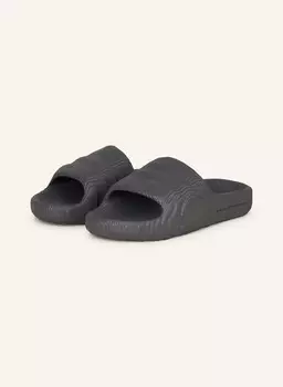 Мюли adilette 22 adidas Originals, темно-серый