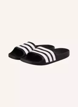 Мюли adilette aqua Adidas, черный