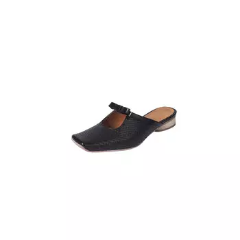 Мюли AIQINISHA Closed Toe Slippers Women's, черный
