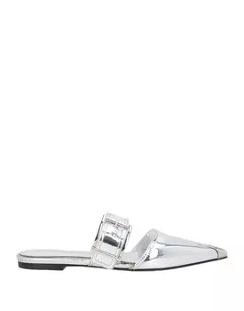 Мюли Alexander Mcqueen, серебро