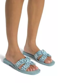 Мюли Alma en Pena, цвет Azul Jaspeado