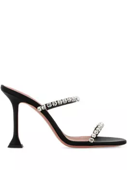 Мюли Amina Muaddi Gigi 95 мм, синий