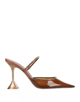 Мюли Amina Muaddi, коричневый