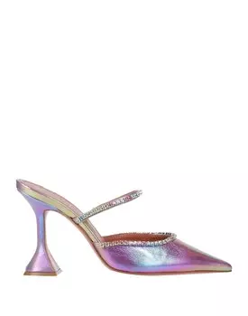 Мюли Amina Muaddi, светло-фиолетовый
