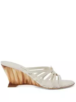 Мюли Anemone 70 Ferragamo, белый