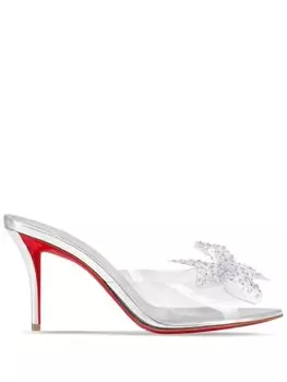 Мюли Aqua 80 Christian Louboutin, серебристый