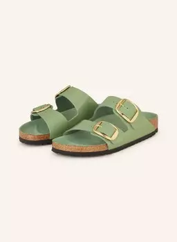 Мюли arizona big buckle BIRKENSTOCK, зеленый