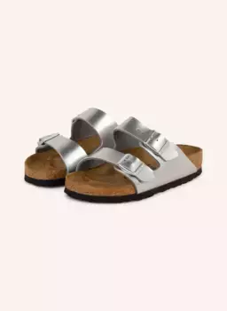 Мюли arizona Birkenstock, серебряный