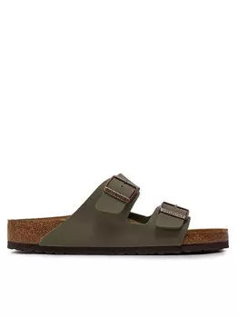 Мюли Arizona Birko-Flor nubuk 0151211 Birkenstock, серый