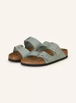 Мюли аризона большая пряжка lenb Birkenstock, зеленый