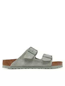 Мюли Arizona zamsz 1029215 Birkenstock, зеленый