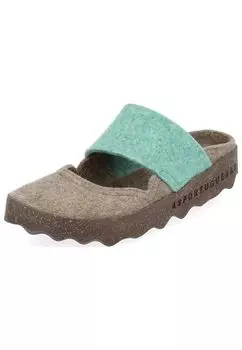 Мюли ASPORTUGUESAS, серо-коричневый