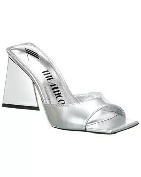 Мюли Attico Mini Devon The Attico, серебро