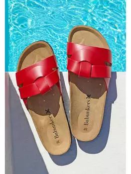 Мюли BABUNKERS Family, красный