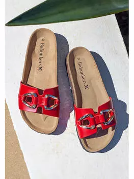 Мюли BABUNKERS Family, красный