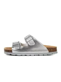 Мюли BABUNKERS Family, серебряный