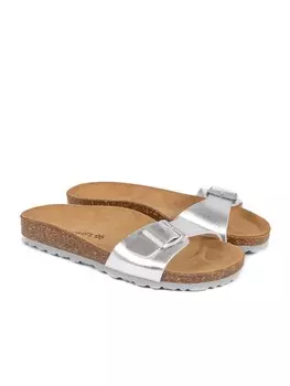 Мюли BABUNKERS Family, серебряный