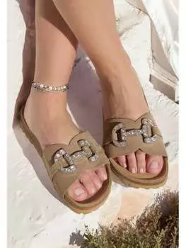 Мюли BABUNKERS Family, светло-коричневый