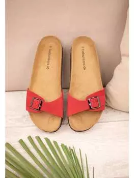 Мюли babunkers, красный