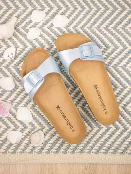 Мюли Babunkers, светло-синий