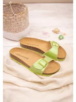 Мюли babunkers, зеленый