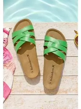 Мюли babunkers, зеленый