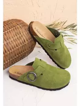 Мюли babunkers, зеленый