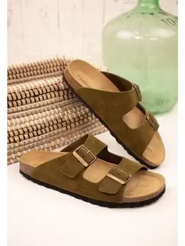 Мюли babunkers, зеленый