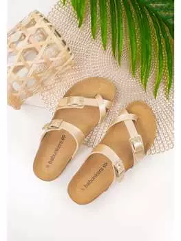 Мюли babunkers, золотой