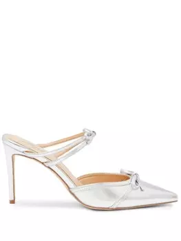 Мюли Badgley Mischka 85 мм Klarise II, серебряный