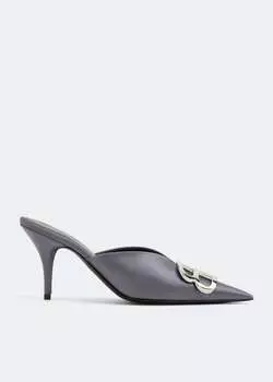 Мюли BALENCIAGA BB mules, серый
