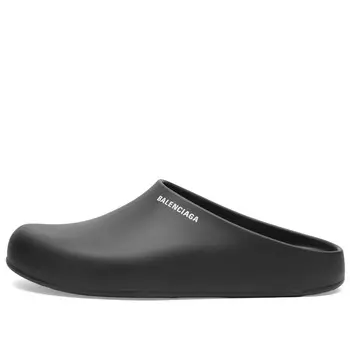 Мюли Balenciaga Logo Rubber, черный
