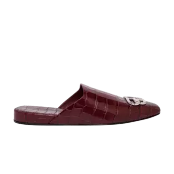 Мюли Balenciaga Wmns Cosy Mule Croco Dark Red, красный