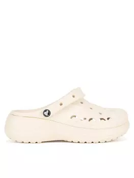 Мюли BAYA PLATFORM CLOG 208186-11S Crocs, бежевый