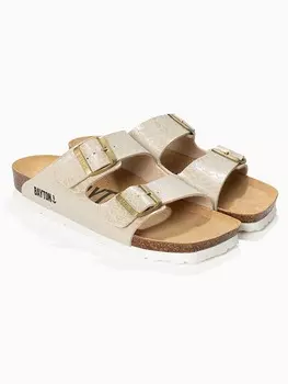 Мюли BAYTON, цвет beige/gold