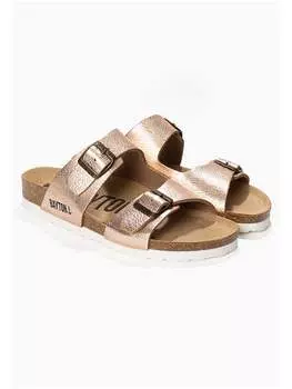 Мюли BAYTON, цвет gold/rosa