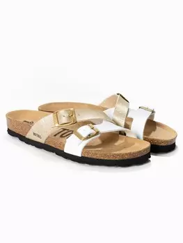 Мюли BAYTON, цвет gold/wei