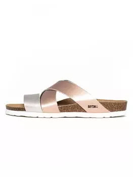 Мюли Bayton, коричневый/серебристый