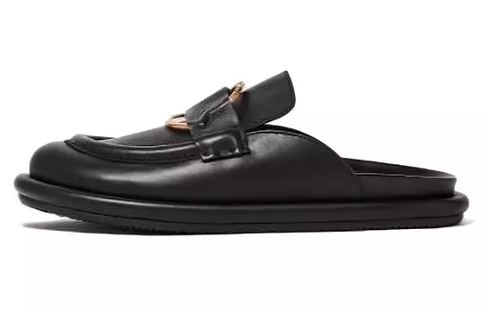 Мюли Bell Leather Moncler, черный
