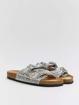 Мюли Belucci, серебряный